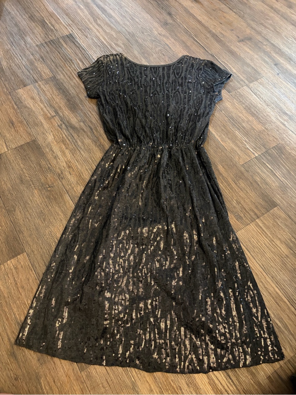Women’s Rock & Roll Cowgirl Western Black Sequin High-Low Dress Size Small - Picture 8 of 9